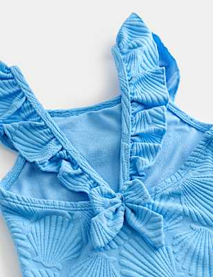 Shell Frill Swimsuit (2-8 Yrs)