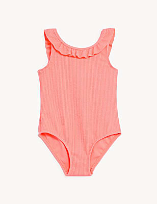 Frill Textured Swimsuit