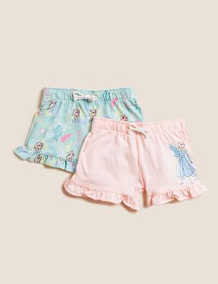 2pk Pure Cotton Frozen&trade; Shorts (2-7 Yrs)
