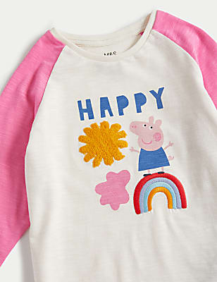 Pure Cotton Peppa Pig™ Top (2-8 Yrs)