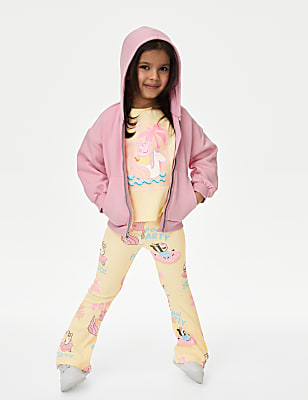 Cotton Rich Peppa Pig™ Flared Leggings (2-8 Yrs)