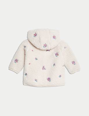 Borg Floral Jacket (0-3 Yrs)