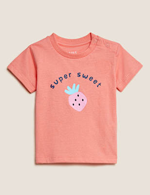 Pure Cotton Super Sweet Slogan T-Shirt (0-3 Yrs)