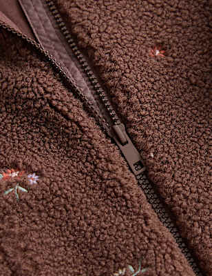 Borg Floral Jacket (0-5 Yrs)