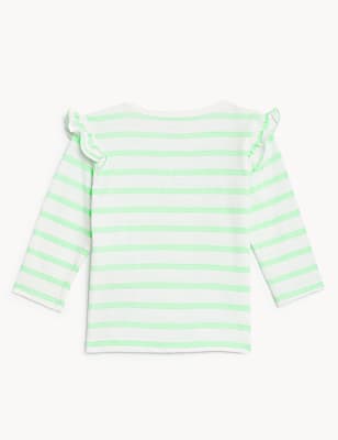 Pure Cotton Frill Top