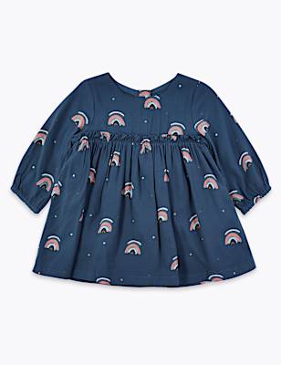 Rainbow Print Dress (0-3 Yrs)