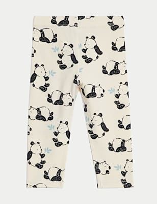 Cotton Rich Panda Leggings (0-3 Yrs)