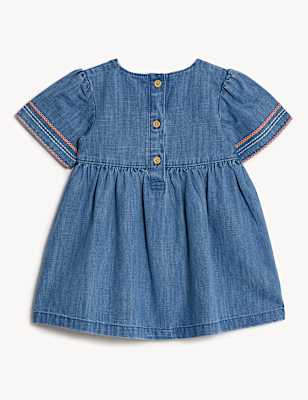 Pure Cotton Floral Dress