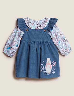 2pc Pure Cotton Cord Peter Rabbit&trade; Outfit