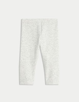 Cotton Blend Fleece Lined Leggings (0-3 Yrs)