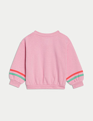Cotton Rich Cherry Embroidery Sweatshirt (0-6 Yrs)