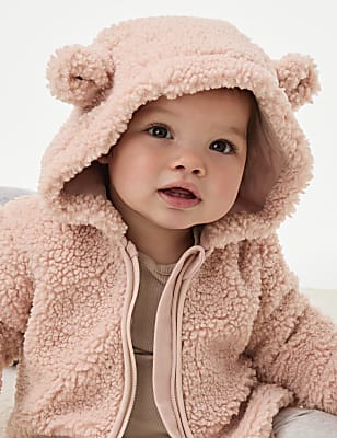 Fleece Hooded Jacket (0-3Yrs)