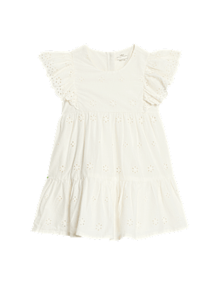 Cotton Embroidered Dress
