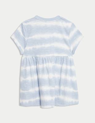 Pure Cotton Tie Dye Jersey Dress (0-3 Yrs)