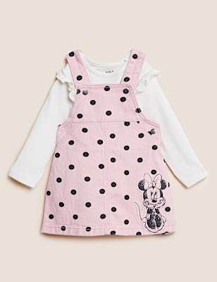 2pc Pure Cotton Minnie Mouse™ Outfit (0-3 Yrs)