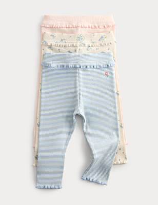 3 Pack Cotton Rich Printed Leggings (0-5 Yrs)