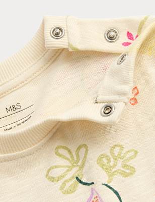 Pure Cotton Jersey Paradiso Print Dress (0-5 Yrs)