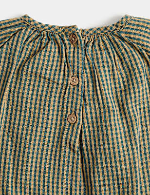 3 Piece Cotton Rich Checked Outfit (0-5 Yrs)