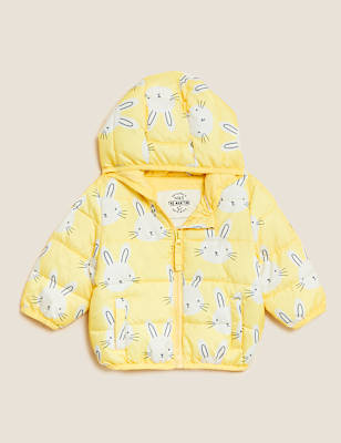 Bunny Print Hooded Jacket