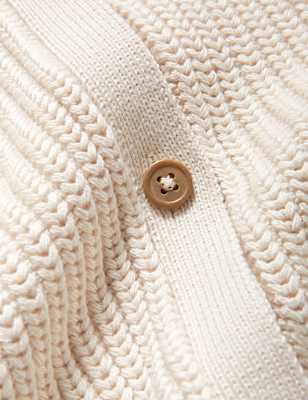 Pure Cotton Knitted Cardigan (0-3 Yrs)