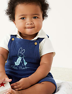 2pc Pure Cotton Peter Rabbit&trade; Outfit (0-3 Yrs)