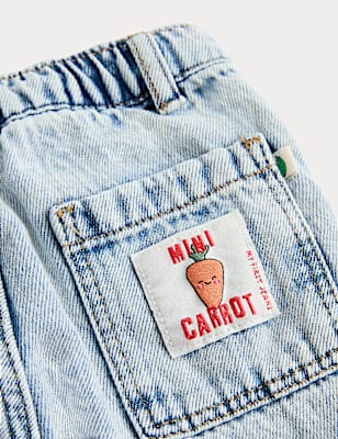 Pure Cotton Carrot Jeans (0-5 Yrs)