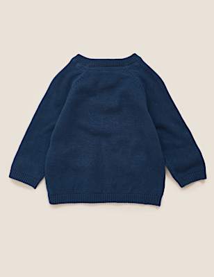 Pure Cotton Knitted Dog Jumper (0-3 Yrs)