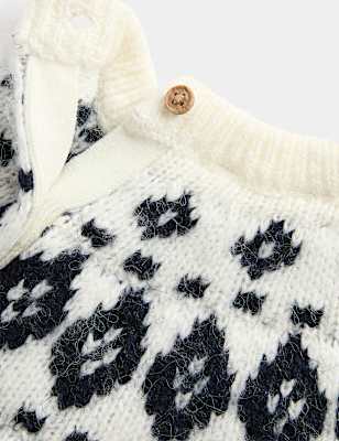Fair Isle Knitted Jumper with Wool (0-5 Yrs)