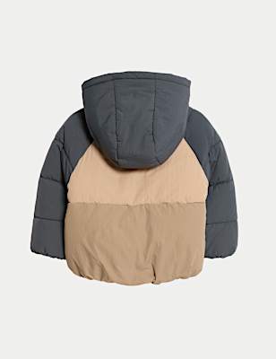 Colour Block Midweight Padded Coat (0-3 Yrs)