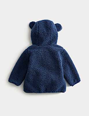 Borg Pocket Hooded Jacket (0-3 Yrs)