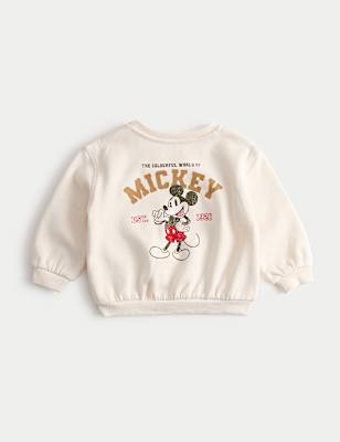 Cotton Rich Mickey Mouse™ Sweatshirt (0-3 Yrs)