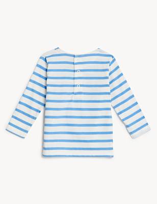 Pure Cotton Striped Top