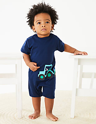 Pure Cotton Transport Romper