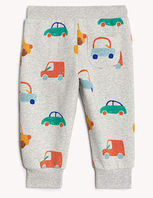 Cotton Rich Car Joggers (0-3 Yrs)