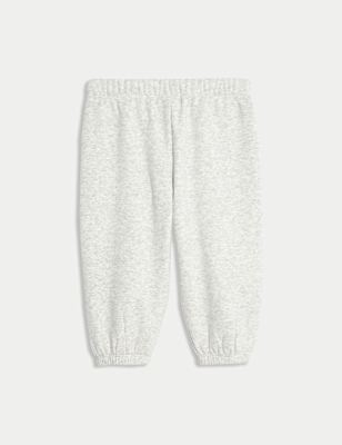 Cotton Blend Fleece Lined Joggers (0-3 Yrs)