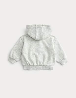 Fleece Lined Zip Up Hoodie (0-3 Yrs)