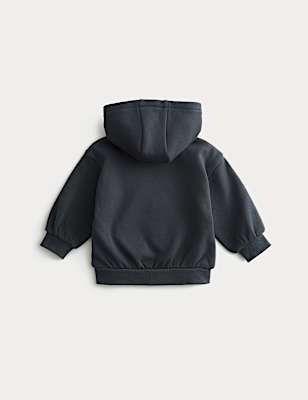 Fleece Lined Zip Up Hoodie (0-3 Yrs)
