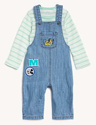 2pc Pure Cotton Mickey Mouse&trade; Outfit