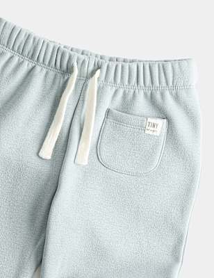 Cotton Blend Fleece Lined Joggers (0-3 Yrs)