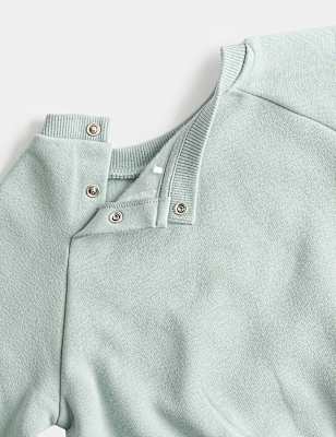 Cotton Blend Fleece Lined Sweatshirt (0-3 Yrs)