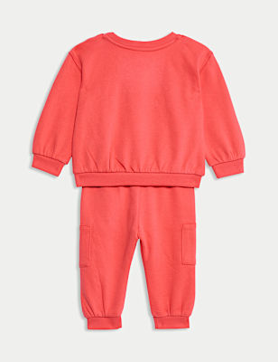 2pc Cotton Rich Sports Club Slogan Outfit (0-6 Yrs)