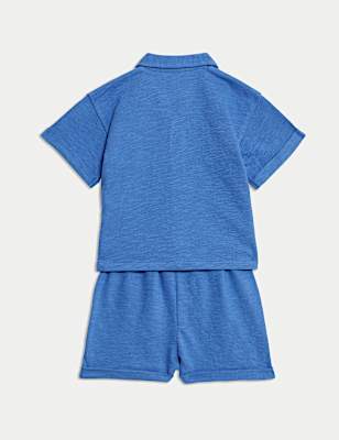 2pc Pure Cotton Shirt Outfit (0-3 Yrs)