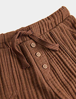 Pure Cotton Double Cloth Trousers (0-5 Yrs)