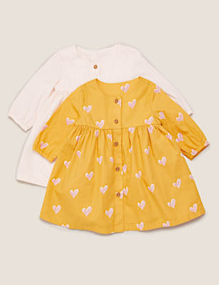 2pk Pure Cotton Dresses