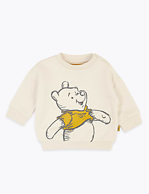 Winnie the Pooh&trade; Cotton Rich Sweater (0-3 Yrs)
