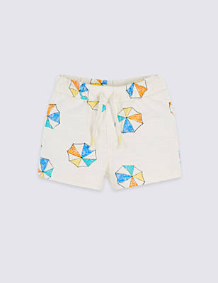 Pure Cotton Jersey Shorts
