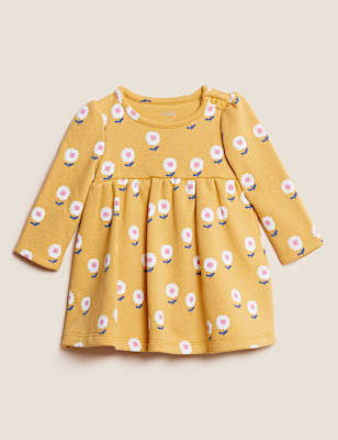 Cotton Rich Floral Dress (0-3 Yrs)