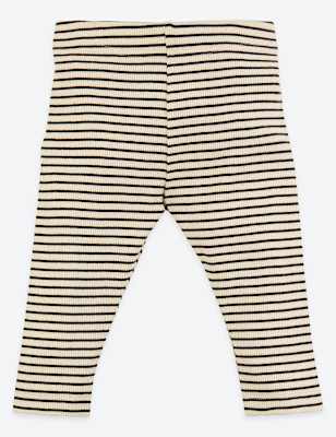 Organic Cotton Striped Leggings (7lbs-3 Yrs)