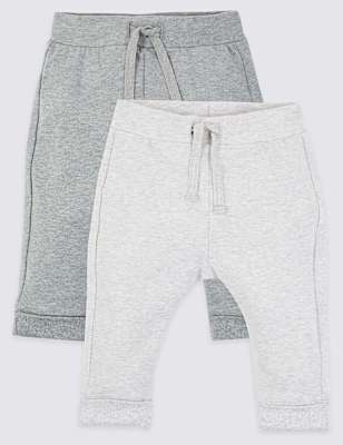 2 Pack Face Print Joggers (7lbs-3 Yrs)