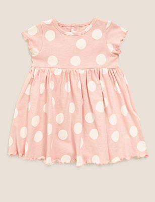 Organic Cotton Polka Dot Dress